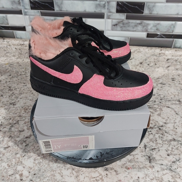Custom nike airforce 1 pink - Picture 3 of 4
